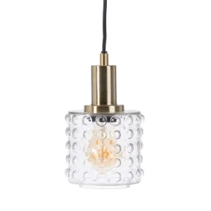 Ceiling Light Crystal Metal 12 x 12 x 23 cm